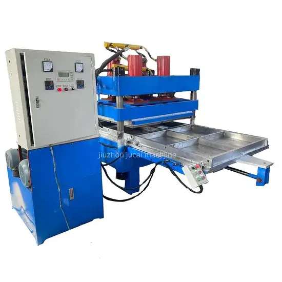 Thiết bị ép cao su bằng nhiệt cho sản xuất thảm cao su và gạch cao su kích thước 1000X1000mm hình ảnh 1-description