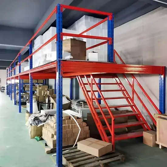 Đỡ mezzanine thép chịu lực với thiết kế độ bền cho công nghiệp hình ảnh 1-description