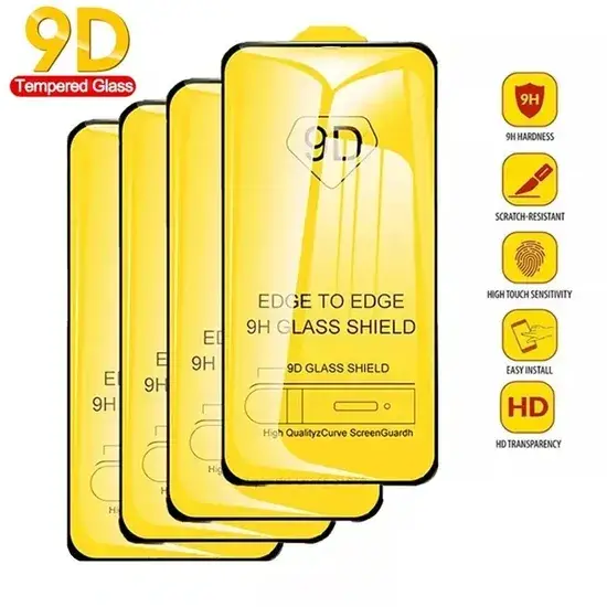 Bảo vệ màn hình iPhone từ 11 đến 15 với kính cường lực 9D PRO Max - Bảo vệ toàn diện cho iPhone Xr, Xs Max và iPhone 7, 8 hình ảnh 1-description