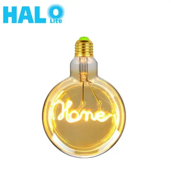 Bóng đèn LED Halolite Retro G125 E27 - Giải pháp chiếu sáng màu hổ phách tiện lợi cho không gian nội thất hình ảnh 1-description