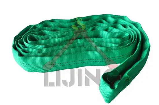 Dây đai nâng vòng màu xanh lá cây với khả năng nâng vật nặng, đảm bảo an toàn với hệ số 7:1 hình ảnh 1-description