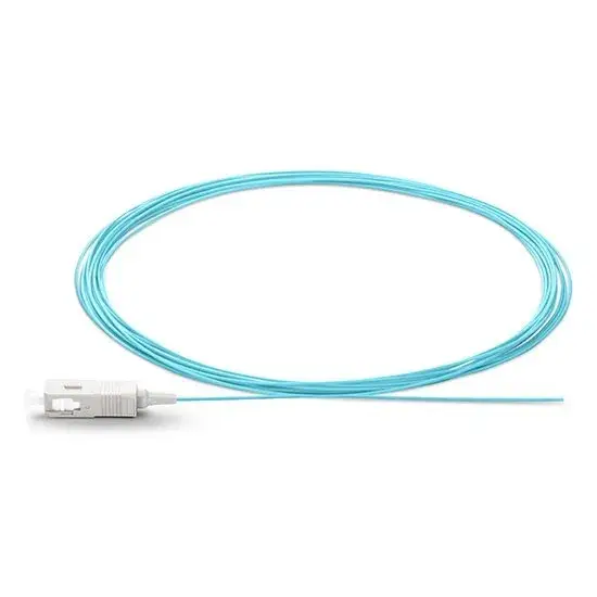 Dây quang FTTH đa mode kết nối St-FC, dây nối quang đôi không vỏ bọc, dây pigtail mã màu hình ảnh 1-description