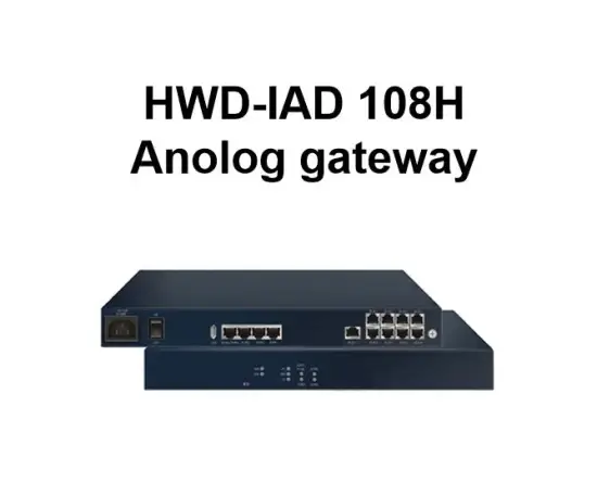 Cổng SIP Iad FXS VoIP Gateway Hwd-Iad108h: Sự lựa chọn tuyệt vời cho nhu cầu kết nối đa dạng hình ảnh 1-description