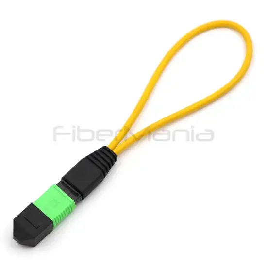 Sợi quang MPO: 12 cáp vòng lặp đơn và đa chế độ hình ảnh 1-description