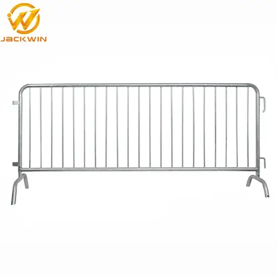 Rào chắn kim loại mạ kẽm dễ lắp đặt và tháo dỡ cho việc kiểm soát đám đông hình ảnh 1-description