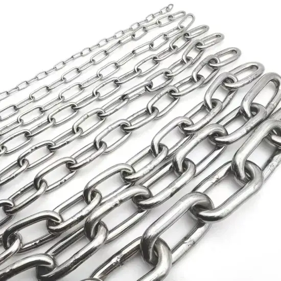 Chuỗi liên kết thép từ nhà sản xuất, đa dạng kích thước từ 10mm - 24mm cho bán buôn hình ảnh 1-description