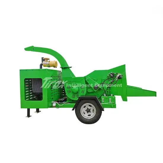Máy băm gỗ hoạt động bằng nhiên liệu dầu, máy nghiền gỗ sản xuất bột mùn cưa hình ảnh 1-description