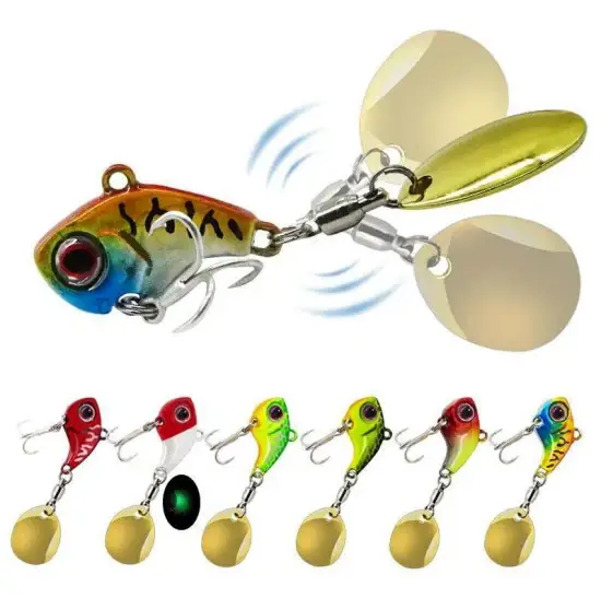 Mồi câu Kim loại Xoay Vib Rung 16g Topwin - Sự lựa chọn hoàn hảo cho việc câu cá chìm hình ảnh 1-description