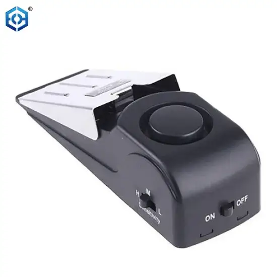 Chặn cửa báo động 120dB nhựa màu đen - Sự lựa chọn hoàn hảo cho bảo vệ nhà cửa hình ảnh 1-description