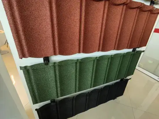 Tấm lợp Al-Zinc màu ngói đá được phủ bằng kim loại hình ảnh 1-description