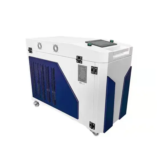 Máy làm sạch sơn và gỉ kim loại bằng công nghệ laser sợi Knoppo hình ảnh 1-description