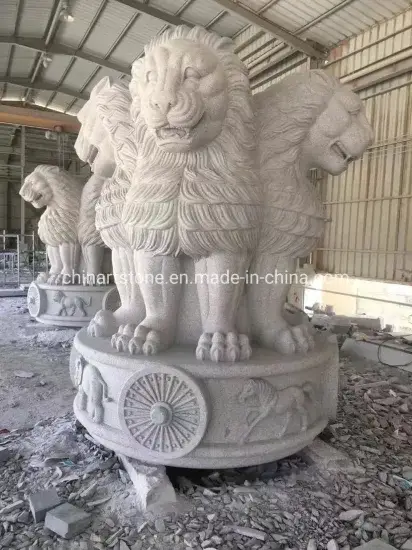 Bia Mộ Cột Chạm Khắc Sư Tử Đá Theo Yêu Cầu Riêng hình ảnh 1-description