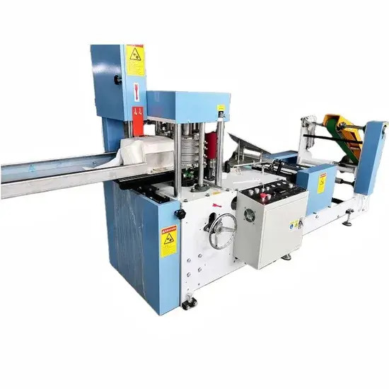 Dây chuyền sản xuất máy gấp giấy ăn với công nghệ interfolded hiện đại hình ảnh 1-description