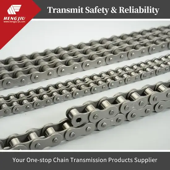 Chuỗi xích công nghiệp chính xác ngắn 16b 20b từ nhà cung cấp uy tín, vật liệu thép đôi tiêu chuẩn hình ảnh 1-description