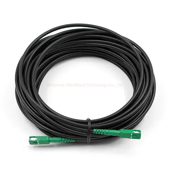 Dây nối tròn SC-SC Simplex chống nước, bọc thép LSZH màu đen 4.8mm phù hợp cho sử dụng ngoài trời hình ảnh 1-description