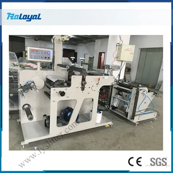 Thiết bị cắt nhãn phim với dao quay chất lượng cao hình ảnh 1-description