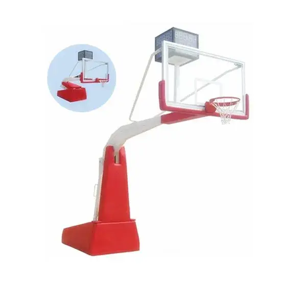 Giỏ bóng rổ chuyên nghiệp Fiba: Sản phẩm phổ biến, có khả năng điều chỉnh bằng thủy lực, phù hợp cho việc huấn luyện đội bóng rổ hình ảnh 1-description