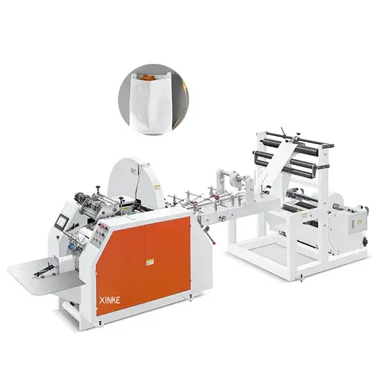 Máy sản xuất túi giấy đáy phẳng hoạt động hoàn toàn tự động hình ảnh 1-description