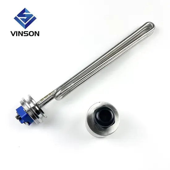Bộ gia nhiệt ống điện Flange 12kw SS316 cho máy nước nóng, bồn tắm hình ảnh 1-description