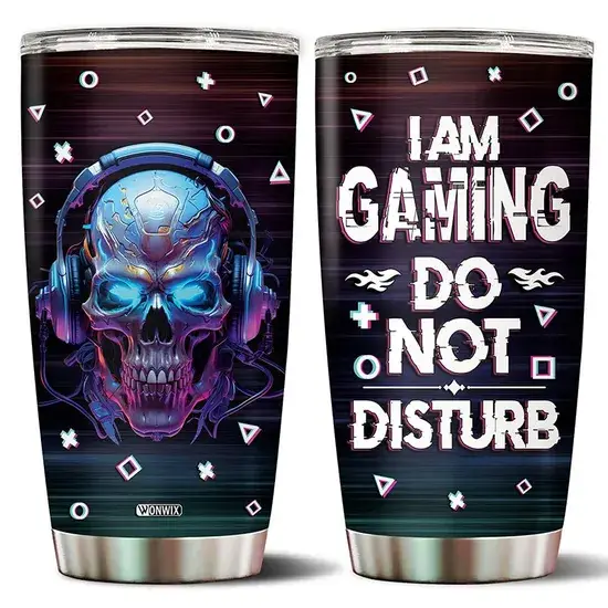 Cốc giữ nhiệt 20oz in 3D hai lớp thép không gỉ 304 di động ngoài trời hình ảnh 1-description