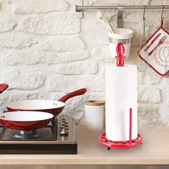 Giá đỡ đựng giấy ăn dạng đứng phù hợp cho bếp và phòng tắm hình ảnh 1-description