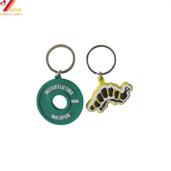 Móc khóa nhựa mềm cá nhân cho chiến dịch quảng cáo hình ảnh 1-description