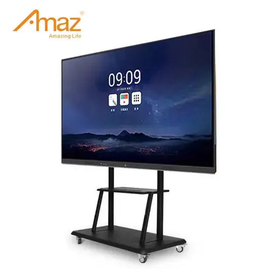 TV màn hình 86 inch tương tác kỹ thuật số viết LCD cảm ứng cho lớp học từ nhà máy OEM hình ảnh 1-description