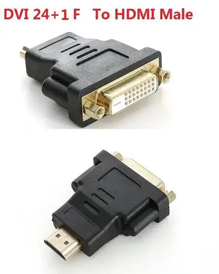 Chuyển đổi cáp HDMI DVI Nữ 24+1 - Giao hàng miễn phí và mẫu miễn phí hình ảnh 1-description