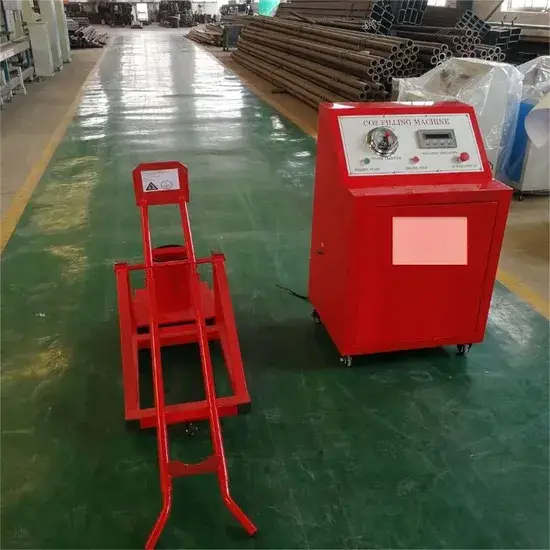 Máy nạp bình chữa cháy di động, đạt chuẩn CO2 /CE/ISO/SGS với bột ABC/N2 hình ảnh 1-description