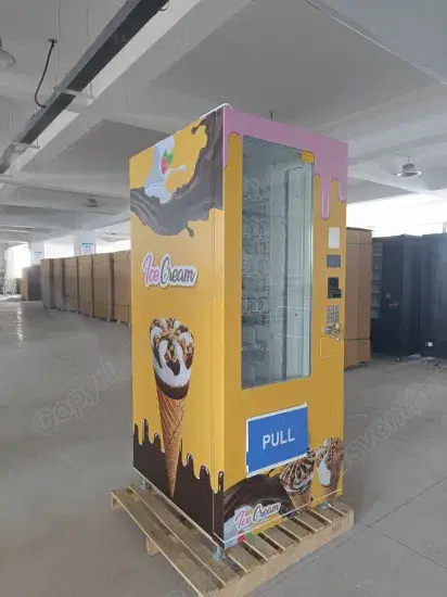 Máy bán hàng tự động phục vụ đồ uống nóng và lạnh, kem và nước cam, cà phê hoàn toàn tự động hình ảnh 1-description