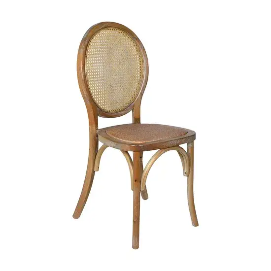 Ghế Rattan Louis Tròn Xếp Chồng – Lựa chọn hoàn hảo cho Tiệc Cưới hình ảnh 1-description