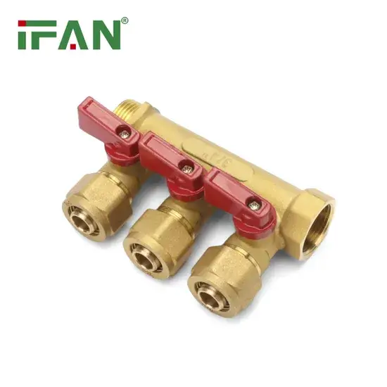Ifan Bộ chia nhiệt sàn với ống Pex Bằng đồng 3/4-1 - Giá và chất lượng tốt nhất hình ảnh 1-description