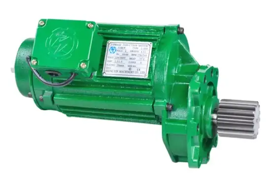 Động cơ bánh răng Lt-100 4poles 1.1kw - Tỷ lệ 13:1 cho cần cẩu di chuyển hình ảnh 1-description