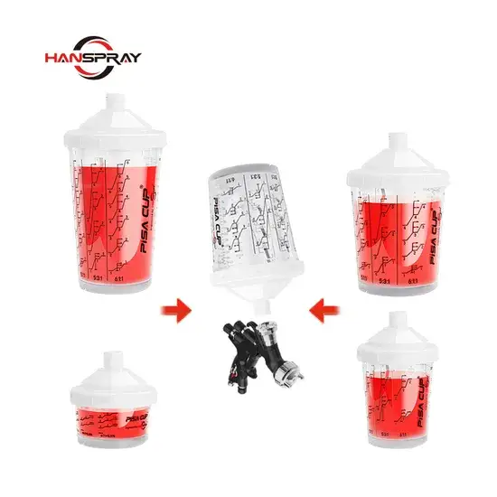 Cốc sơn 600ml sử dụng cho súng phun sơn một lần hình ảnh 1-description