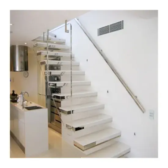 Thiết kế cầu thang gỗ tùy chỉnh từ nhà sản xuất hàng đầu, cung cấp cầu thang inox và cầu thang nổi hình ảnh 1-description