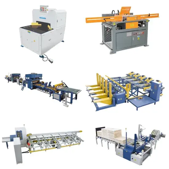 Máy tự động cắt, chẻ, bo góc và xếp pallet gỗ hiệu quả hình ảnh 1-description