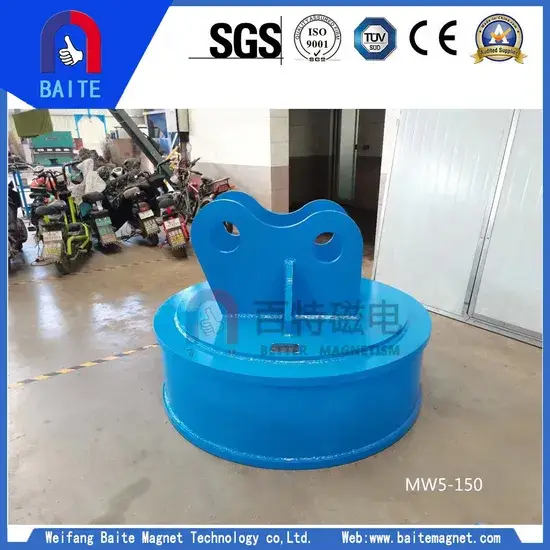 Máy nâng từ điện giúp vận chuyển phế liệu sắt thép hiệu quả hình ảnh 1-description