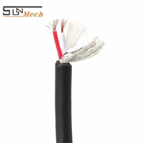 Dây microphone cách điện PVC cho âm thanh và video stereo mono chất lượng cao hình ảnh 1-description