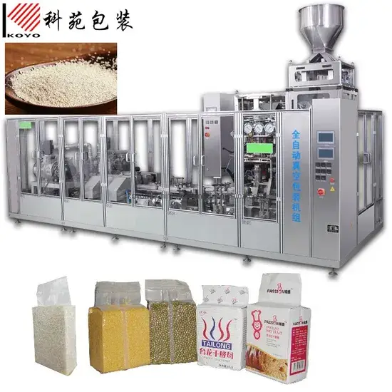 Máy Đóng Gói Chân Không Kyv500n cho Thực Phẩm Hạt - Tự Động Liên Tục, Dung Tích 250g, 500g, 1kg hình ảnh 1-description