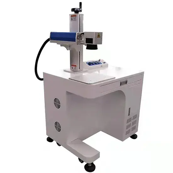 Máy khắc sợi laser Morita cho bàn làm việc - tốc độ 20W, 30W, 50W đối với các vật liệu như thép không gỉ, nhôm, sắt và kim loại hình ảnh 1-description