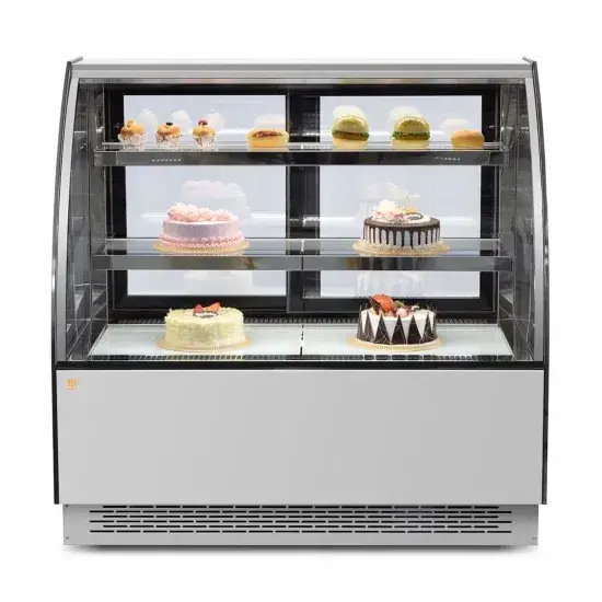 Tủ trưng bày bánh mì tại siêu thị với hệ thống làm mát bằng quạt hình ảnh 1-description
