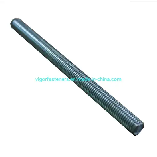 Thanh ren DIN975 1m / 2m / 3m - Bu lông Mạ kẽm trắng - Thanh ren đầy đủ từ Thép carbon hình ảnh 1-description