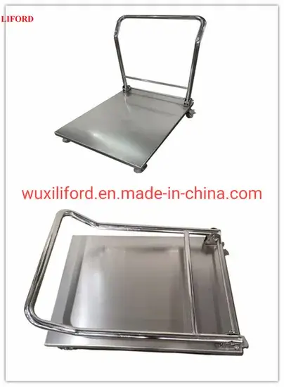 Xe đẩy cầm tay gập chịu tải 400kg, sử dụng bánh nylon có đường kính 3 inch sản xuất từ thép không gỉ hình ảnh 1-description