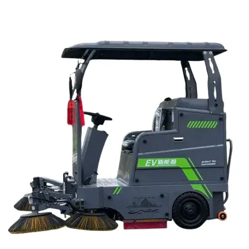 Giảm bụi hiệu quả với xe tự động điện quét đường hình ảnh 1-description