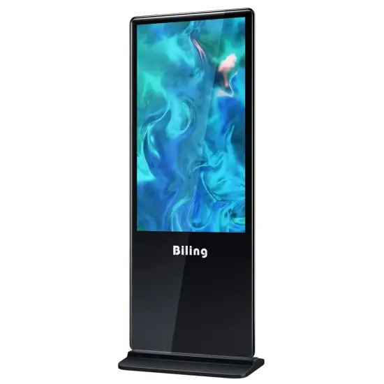 Màn hình quảng cáo kiosk 43 inch All in One PC đứng sàn, Trình phát Digital Signage LED hình ảnh 1-description