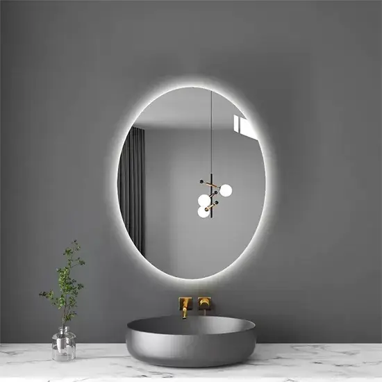 Gương phòng tắm hình oval treo tường - Lựa chọn tốt nhất cho không gian trang điểm hình ảnh 1-description