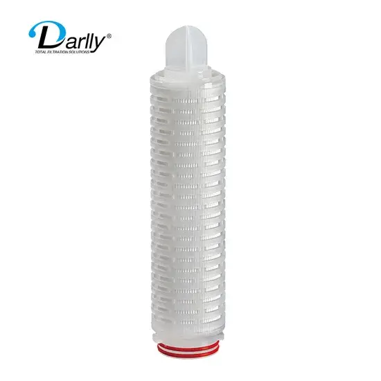 Bộ lọc cartridge PVDF 100% ưa nước, kiểm tra độ tinh khiết 0.22 Micron, 10, Mã 7, Đường kính ngoài 69mm, Extractables dưới 20mg/10 hình ảnh 1-description