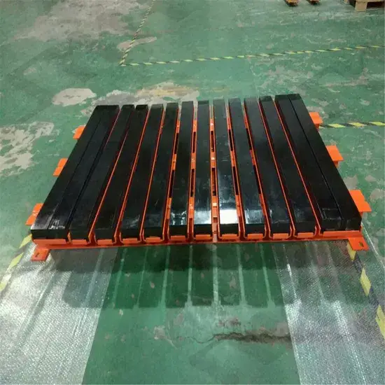 Băng tải cao su thanh va chạm giường va chạm 100mm Bề rộng hình ảnh 1-description