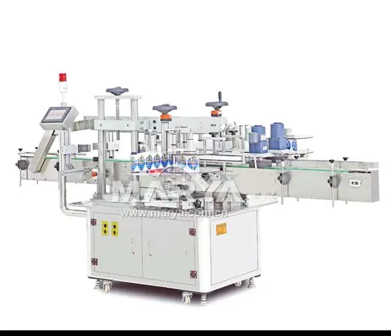 Máy dán nhãn tự dính cho chai nhựa và thủy tinh, cùng ống bọc và keo nóng chảy hình ảnh 1-description