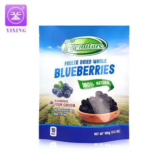 Túi đứng đông lạnh chứa trái cây việt quất khô - lựa chọn bao bì thực phẩm hiện đại hình ảnh 1-description